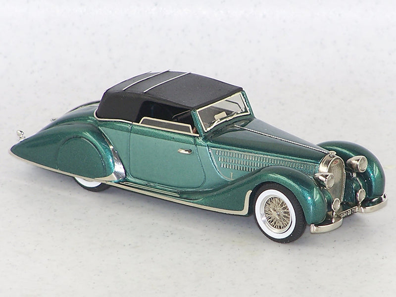 ABC321V - BUGATTI T57 C WORBLAUFEN 1937 CH.57629 TWO TONE MET.GREEN-LIGHT MET.GREEN