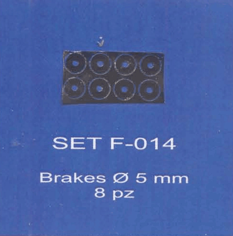 ABC ACCESSORI-SPARE PARTS SETF014 DISCHI FRENI - BRAKES DIAM. 5 MM. (8 pcs)