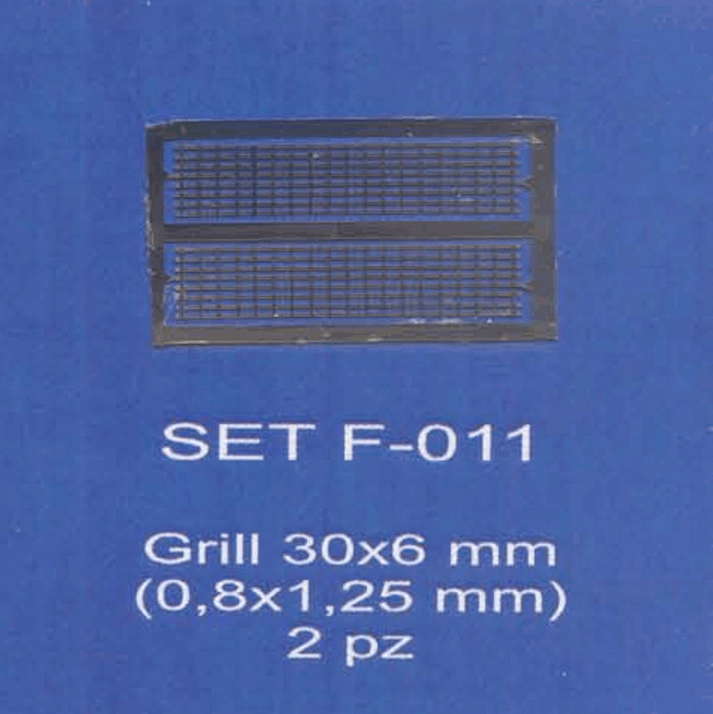ABC ACCESSORI-SPARE PARTS SETF011 RETE - GRILL 30 X 6 mm.(2 PCS)