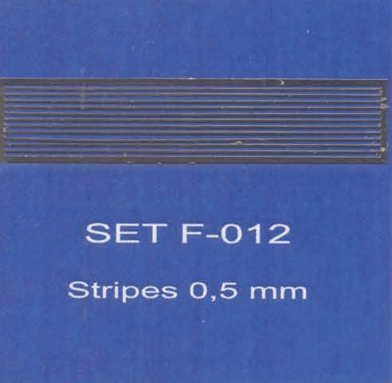 ABC ACCESSORI-SPARE PARTS SETF012 STRISCESTRIPES MM. 0,5 (10 pz -1 set)
