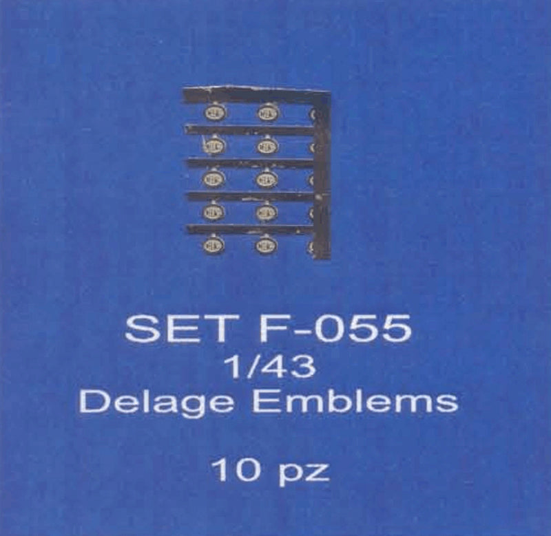 ABC ACCESSORI-SPARE PARTS SETF055 STEMMA DELAGE/ DELAGE EMBLEM (10 PCS,)