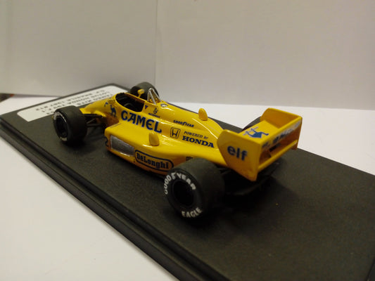 TAMEO TMK053 LOTUS HONDA T99 F.1 G.P. BRASILE 1987