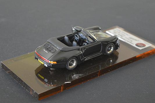 AMR1110 POSCHE 911 "STROSEK" CABRIOLET 1988 BLACK