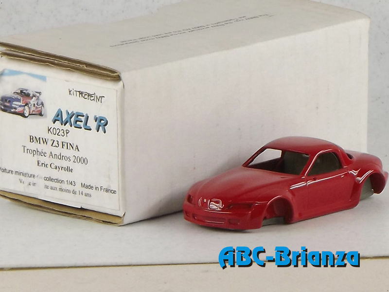 AXEL'R AXK023P BMW Z3 N.10B TROPHEE ANDROS 2000 CAYROLLE KIT PREPAINT