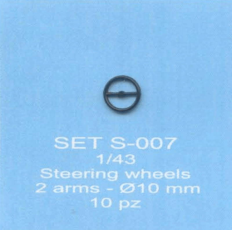 ABC ACCESSORI-SPARE PARTS SETS007 VOLANTE A 2 RAZZE /STEERING WHEEL 2 ARMS Ø10