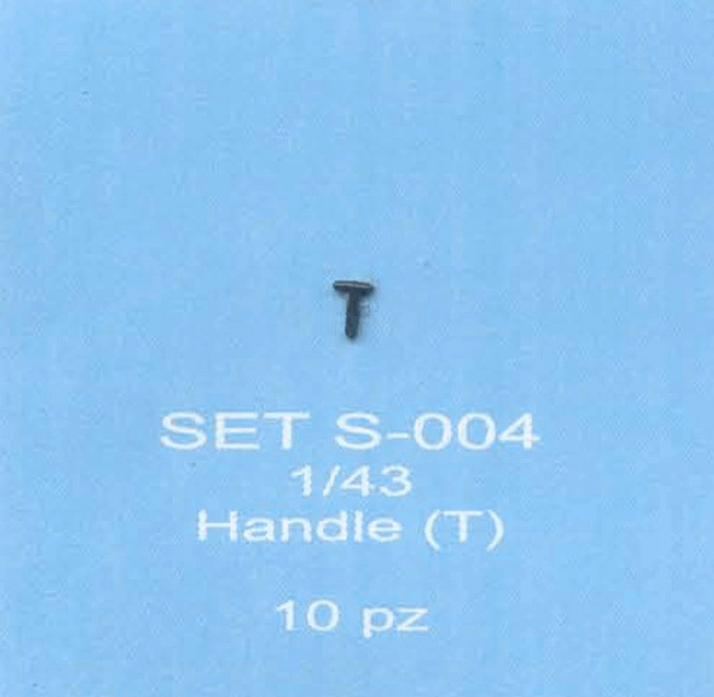 ABC ACCESSORI-SPARE PARTS SETS004 MANIGLIA ( T ) HANDLE (T) - (10 PZ)