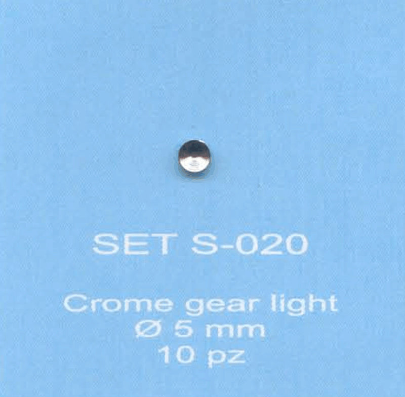 ABC ACCESSORI-SPARE PARTS SETS020 PARABOLA FARO OTTONE NICHELATO A CALICE- CROME