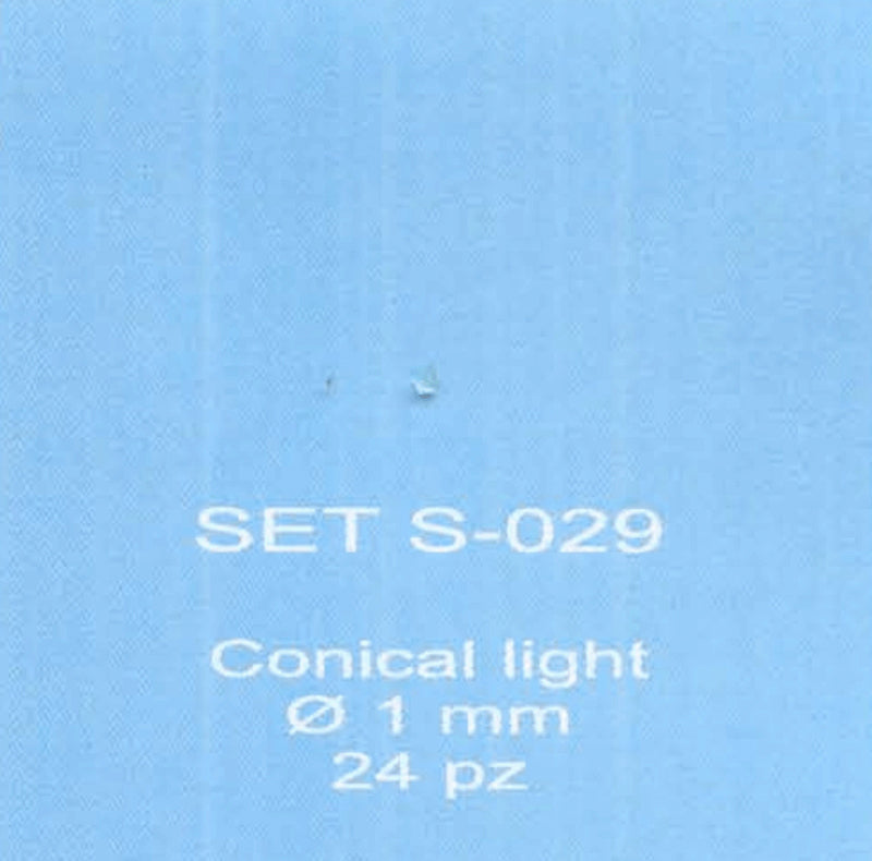 ABC ACCESSORI-SPARE PARTS SETS029 FANALINO CONICO TRASPARENTE / CONICAL TRANSPAR