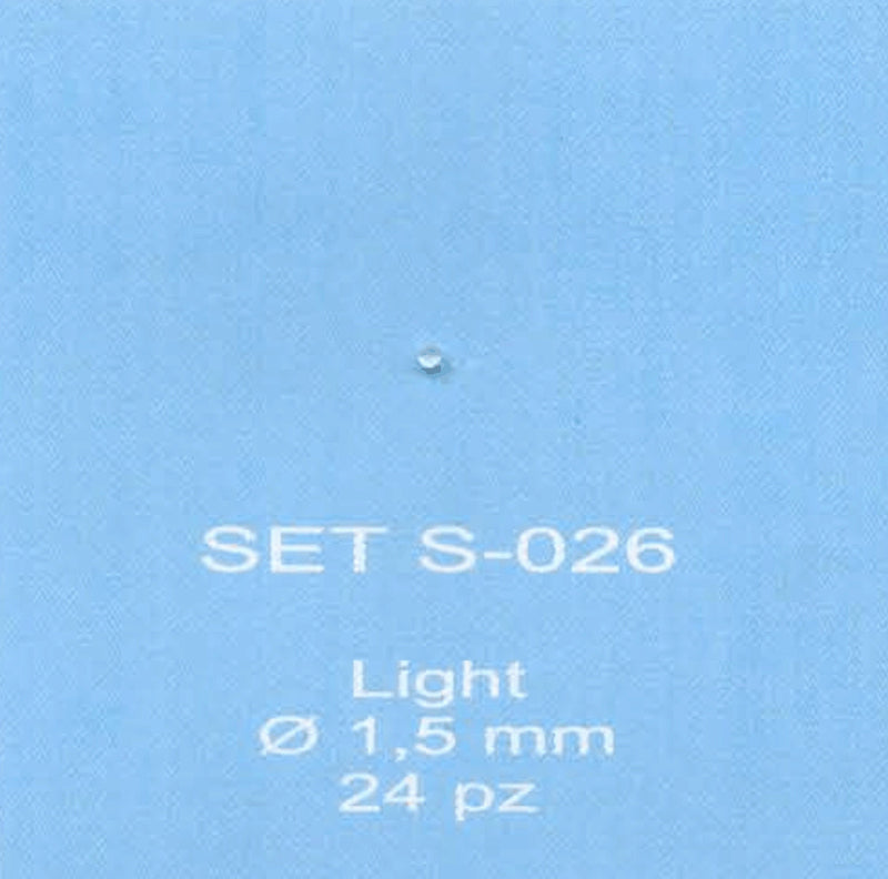 ABC ACCESSORI-SPARE PARTS SETS026 FANALINO TRASPARENTE / TRANSPARENT LIGHT Ø1,5