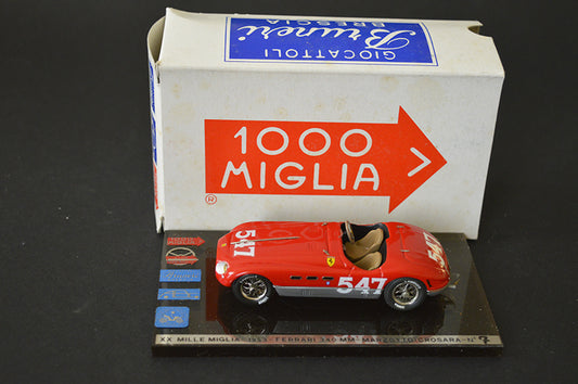 ABCxBRUNERI 1953 FERRARI 340- XX MILLE MILGLIA 1953 MARZOTTO- CROSARA # 547