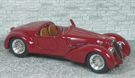ALFA MODEL AM43332 Alfa Romeo 6c 2300 Spyder Touring - Amaranto