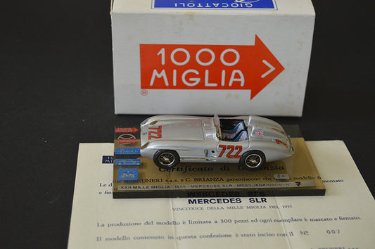 ABCxBRUNERI 1955 MERCEDES SLR -XXII MILLE MIGLIA 1955 MOSS-JENKINSON # 722
