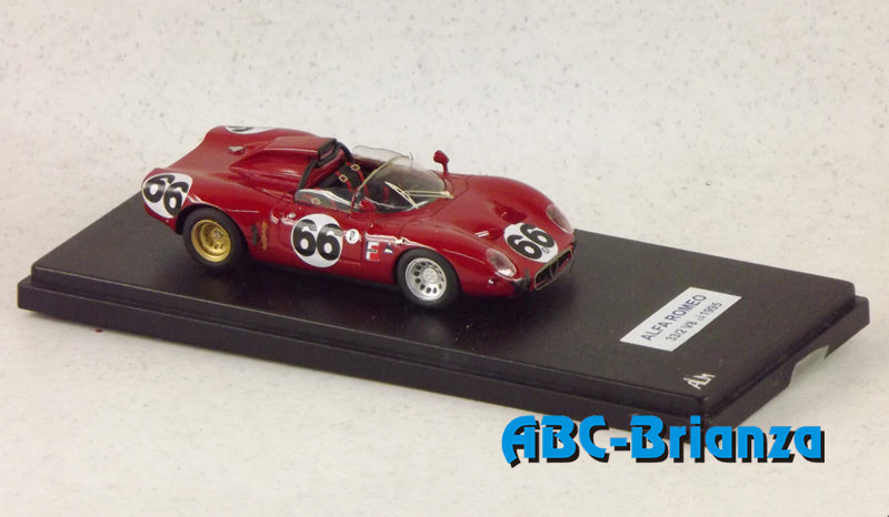 ALM026AM ALFA ROMEO 33/2 12h SEBRING 1967 # 66 R.BUSINELLO-N.GALLI