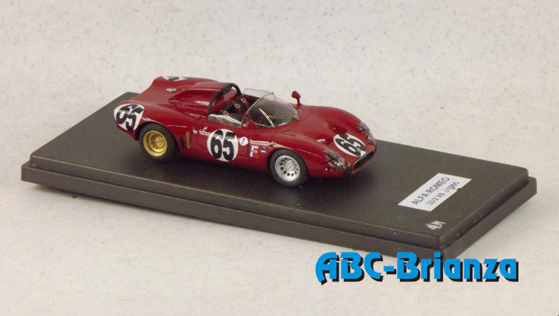ALM025M ALFA ROMEO 33/2 V8 PROTOTIPO SEBRING # 65 1967 A. DE ADAMICH-T-ZECCOLI