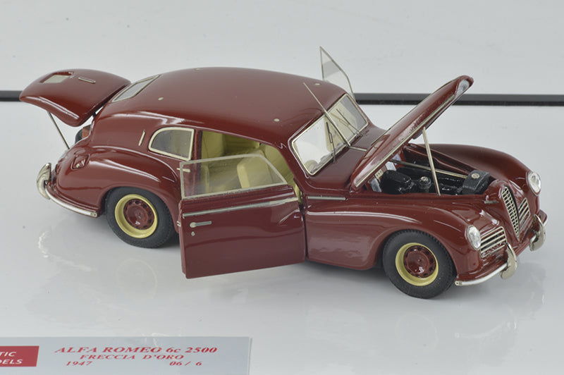 ALFA MODEL AM43AM03B - ALFA ROMEO 6C 2500 FRECCIA D'ORO 1947 BORDEAUX