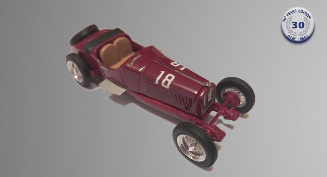 FB MODEL FBM106A ALFA ROMEO 6c 1750 GS GRAN PRIX 9^ Targa Florio 1930 G. D'Ippolito #18