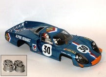 LE MANS MINIATURES LMSLOT124001-30K ALPINE RENAULT A220 LE MANS 1968 #30