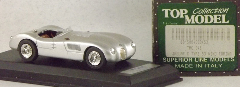 TOP MODEL TMC045 Jaguar C-TYPE Street Argento-Silver