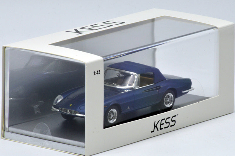 KESS43056282 FERRARI 365 CALIFORNIA SPIDER CLOSED 1966 BLUE METALLIC