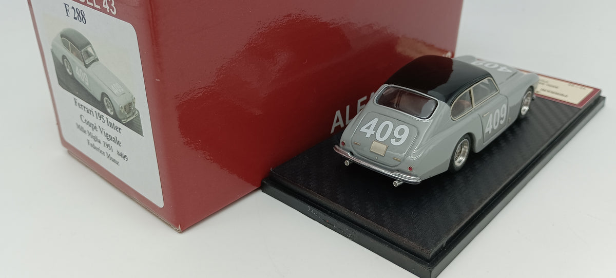 ALFA MODEL AM43F288 FERRARI 195 INTER COUPE VIGNALE MILLA MIGLIA 1951 N.409 MUNZ