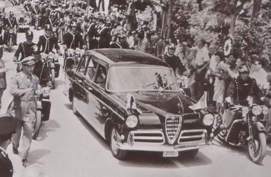 ABC379 ALFA ROMEO 1900L MINISTERIALE FRANCIS LOMBARDI 1952 (VISITA C.DE GAULLE MILANO 1959)
