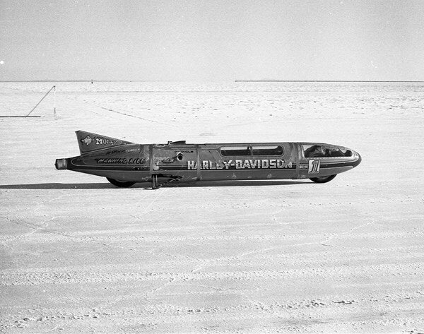 ABC380 HARLEY DAVIDSON STREAMLINER 1970 CAL RAYBORN 265,485 Mph