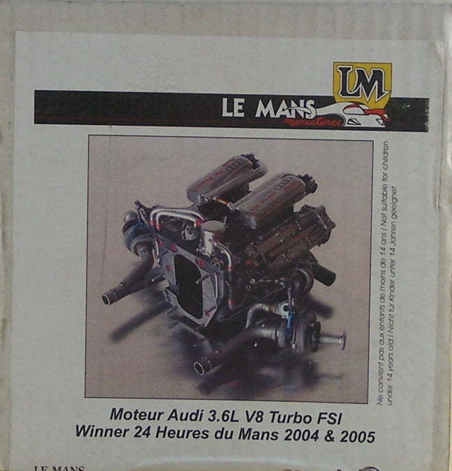 LE MANS MINIATURES LMENGK112001 MOTORE AUDI 3.6L V8 TURBO FSI
