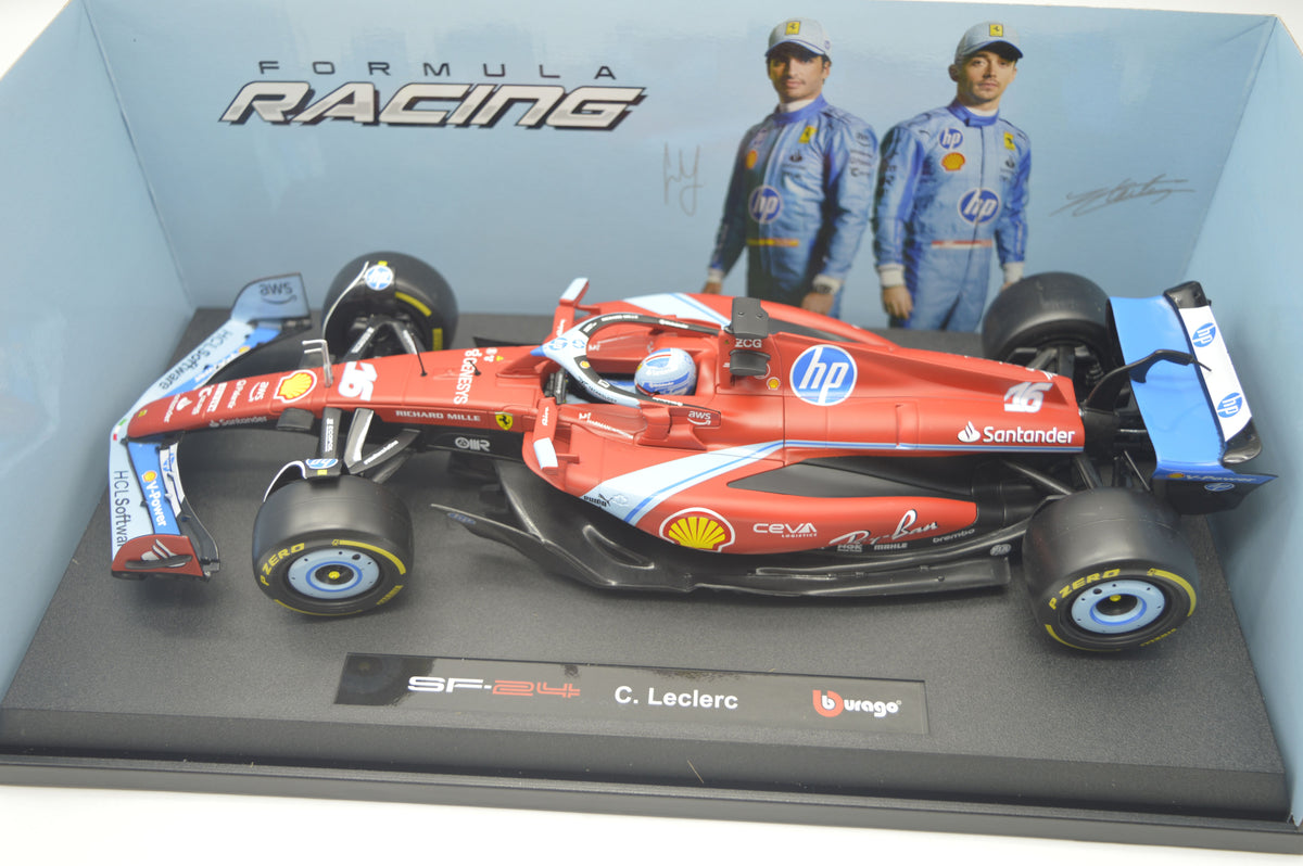 BURAGO BU18-16815 FERRARI SF24 LECLERC GP MIAMI 2024