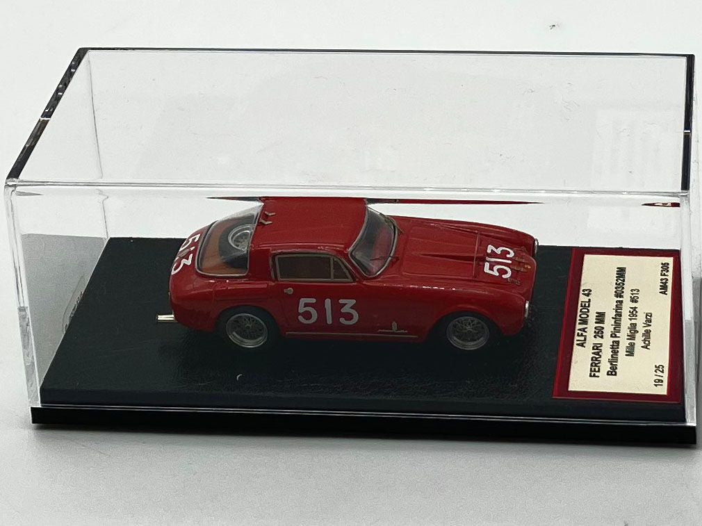 ALFA MODEL AM43F305 - Ferrari 250 MM ch.0352MM Berlinetta Pininfarina Mille Miglia 1954 n.513