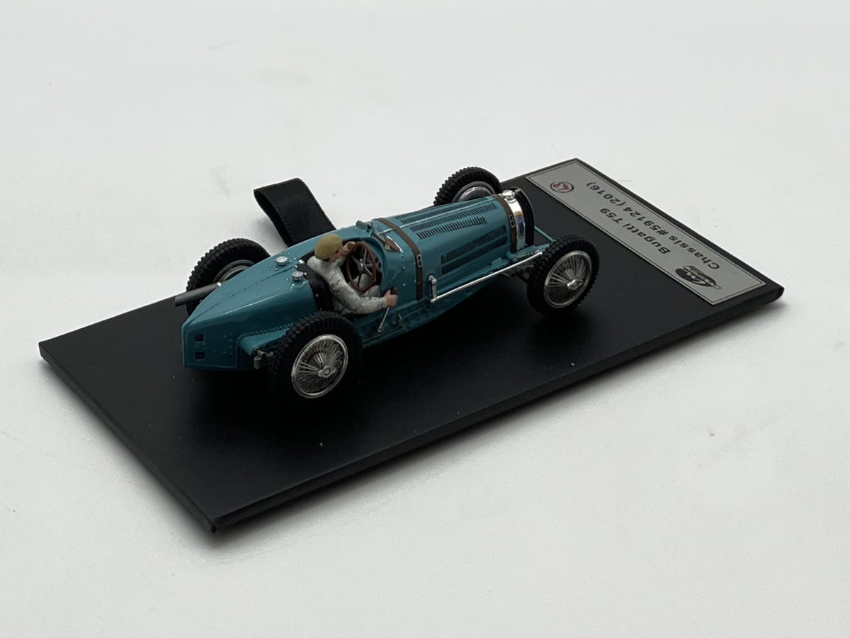 LE MANS MINIATURES - LM143106M-LB - Bugatti type 59 chassis n.59124 bleu ciel