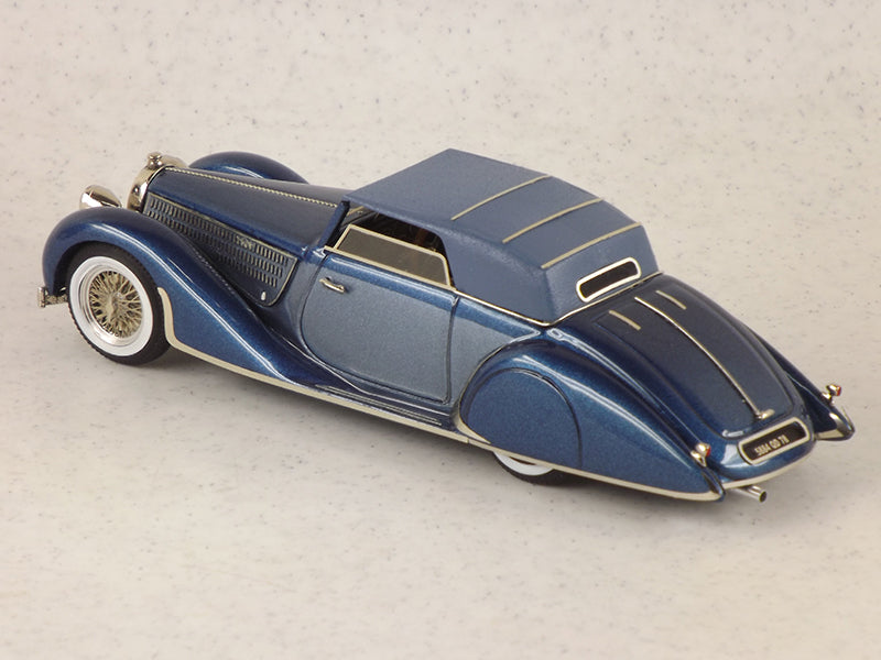 ABC321B BUGATTI T57 C WORBLAUFEN 1937 CH.57629 TWO TONE MET-BLUE.LIGHT MET.BLUE