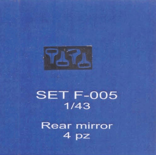 ABC ACCESSORI - SPARE PARTS SETF005 SPECCHIETTO RETROVISORE REAR MIRROR (4 pcs)