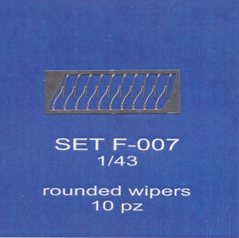 ABC ACCESSORI-SPARE PARTS SETF007 TERGICRISTALLI-SPAZZOLA TONDA-ROUNDED WIPER(10