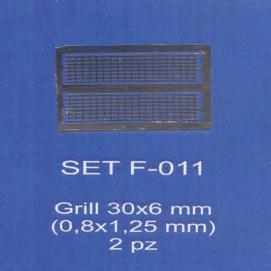 ABC ACCESSORI-SPARE PARTS SETF011 RETE - GRILL 30 X 6 mm.(2 PCS)