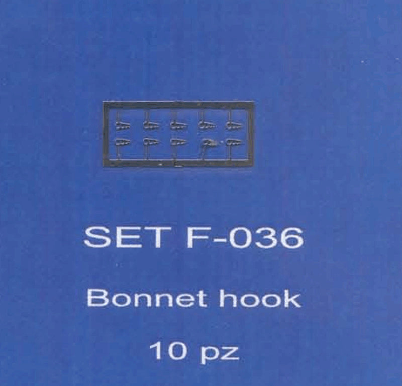 ABC ACCESSORI-SPARE PARTS SETF036 CHIUDICOFANO A FARFALLA / BUTTERFLY BONNET HOO