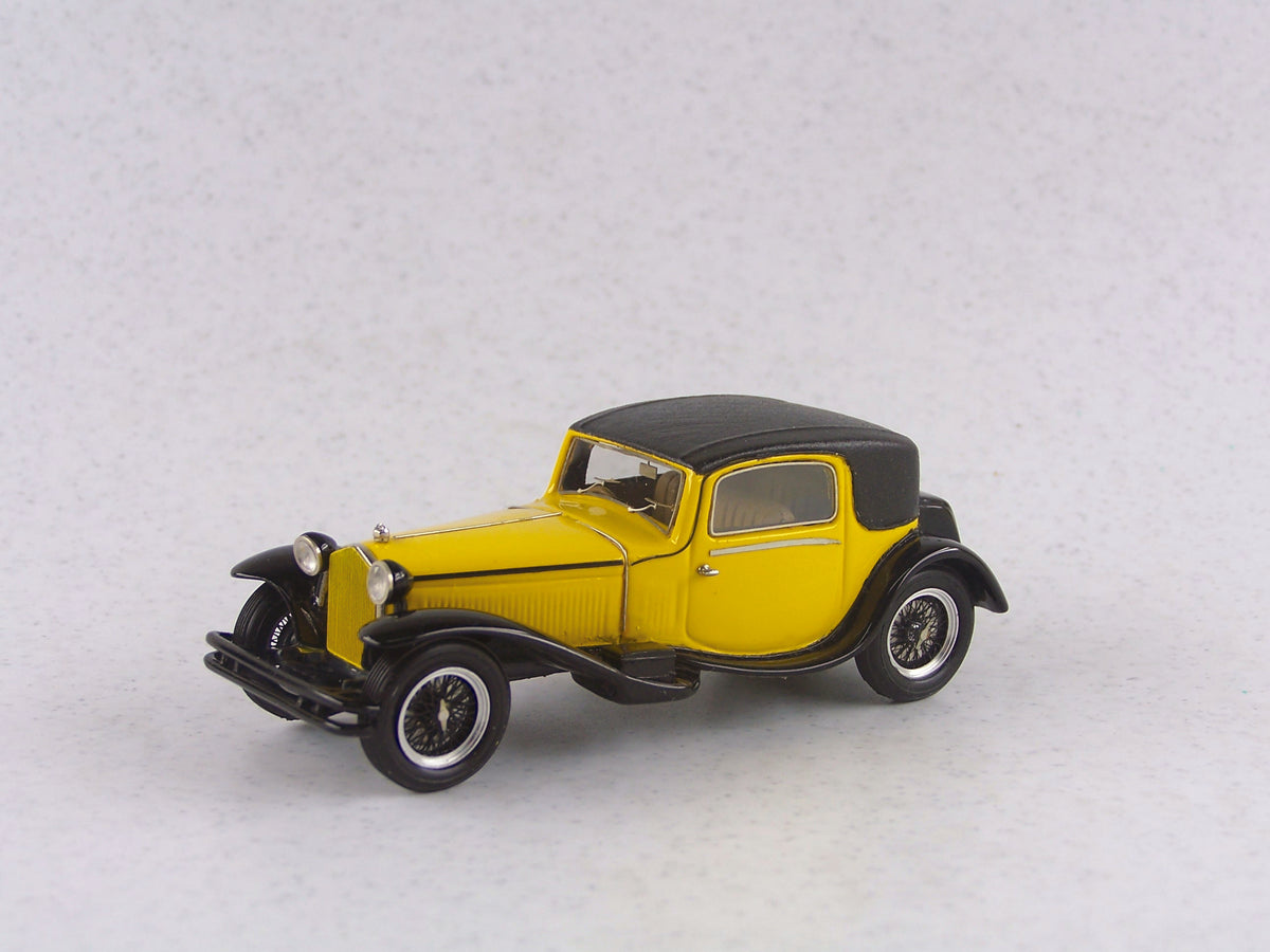 ABC067 - ALFA ROMEO 1750 GTC COUPEÂ’ ROYAL TOURING "INCURRO DIEM" 1931 YELLOW/BLACK