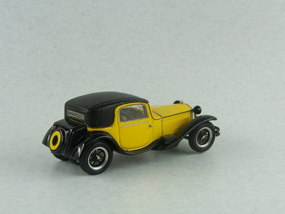 ABC067 - ALFA ROMEO 1750 GTC COUPEÂ’ ROYAL TOURING "INCURRO DIEM" 1931 YELLOW/BLACK