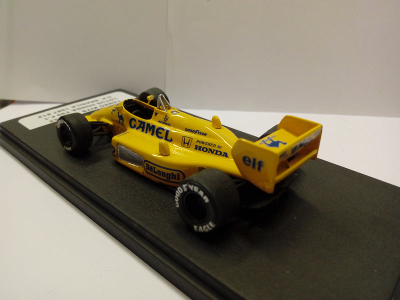 TAMEO TMK053 LOTUS HONDA T99 F.1 G.P. BRASILE 1987