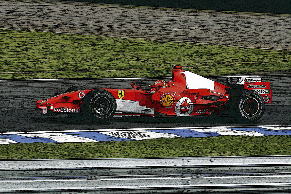 TAMEO TMK362 FERRARI 248 1 GP.BRASILE 2006 M.SCHUMACHER(LAST RACE)-.F.MASSA(WIN