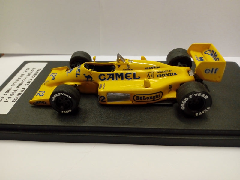 TAMEO TMK053 LOTUS HONDA T99 F.1 G.P. BRASILE 1987