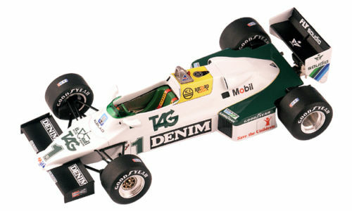 TAMEO TMK297 WILLIAMS FORD FW08C F1- 19 JULY 1983 DONINGTON AYRTON SENNA-PRIVAT