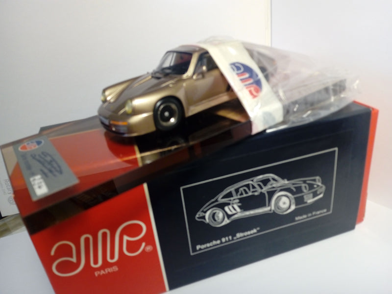 AMR1105 POSCHE 911 "STROSEK" 1988 LIGHT BROWN