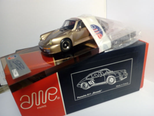 AMR1105 POSCHE 911 "STROSEK" 1988 LIGHT BROWN
