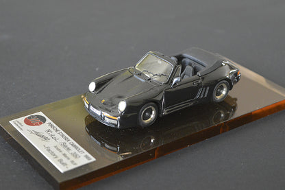 AMR1110 POSCHE 911 "STROSEK" CABRIOLET 1988 BLACK