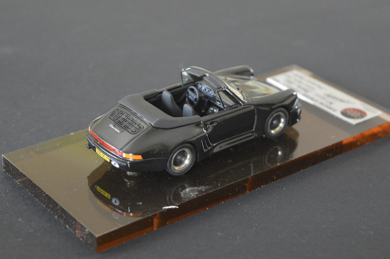AMR1110 POSCHE 911 "STROSEK" CABRIOLET 1988 BLACK