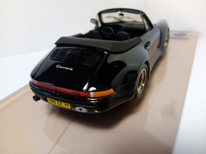AMR1110 POSCHE 911 "STROSEK" CABRIOLET 1988 BLACK