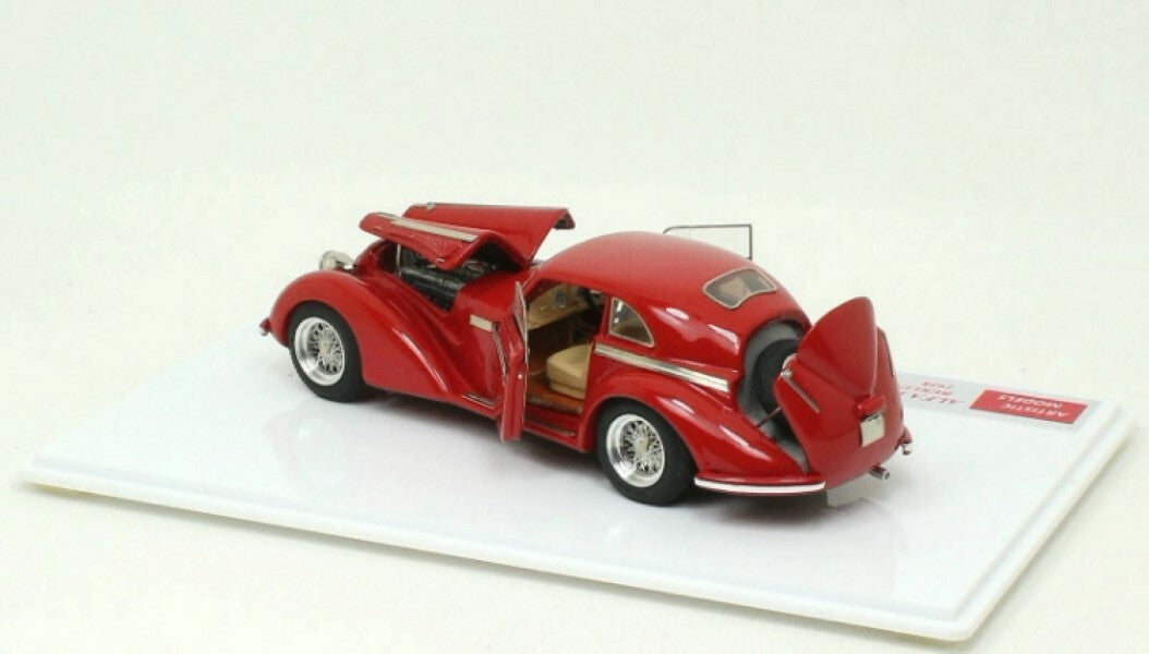 ALFA MODEL AM43AM02R ALFA ROMEO 8C 2900 B BERKINETTA TOURING 1938 RED