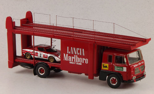 ABC 284MR FIAT 672 BISARCA SCUD.LANCIA 1973 LONG WHEELBASE (RED) SENZA MODELLO