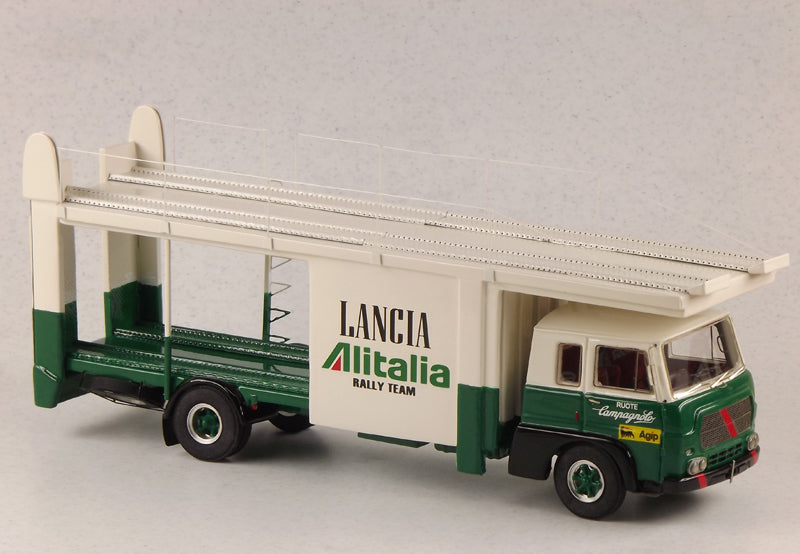 ABC 284AV FIAT 672 BISARCA SCUDERIA LANCIA ALITALIA 1977 LONG WHEELBASE (GREEN/WHITE)
