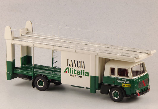 ABC 284AV FIAT 672 BISARCA SCUDERIA LANCIA ALITALIA 1977 LONG WHEELBASE (GREEN/WHITE)